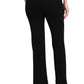 Theory Women's Demitria Slit Double Knit Pants Black Size 10