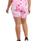 Champion Women's Authentic Tie Dyed Bike Shorts Pink Size 4X