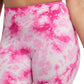 Champion Women's Authentic Tie Dyed Bike Shorts Pink Size 4X
