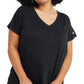 Champion Women's Powerblend T-Shirt Black Size 1X