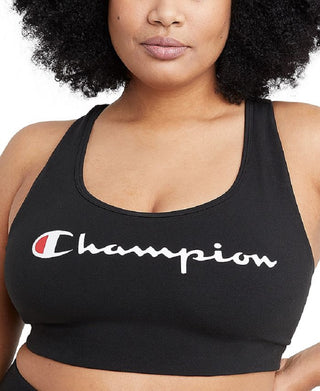Champion Women's Authentic Sports Bra Black Size 1X
