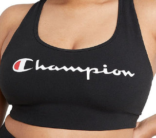 Champion Women's Authentic Sports Bra Black Size 1X