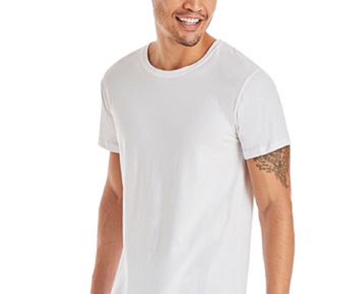 Hanes Men's Ultimate 4 Pk Moisture Wicking Stretch T-Shirts Assorted Size Large