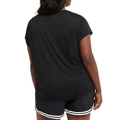 Champion Women's Classic Sport Tee Black Size 3X
