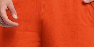 Champion Men's Powerblend Standard Fit Logo Print 7 Fleece Shorts Blue Size XXL