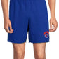 Champion Men's Powerblend Standard Fit Logo Print 7 Fleece Shorts Blue Size XXL