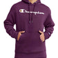 Champion Men's Powerblend Graphic Hoodie Purple Size Large