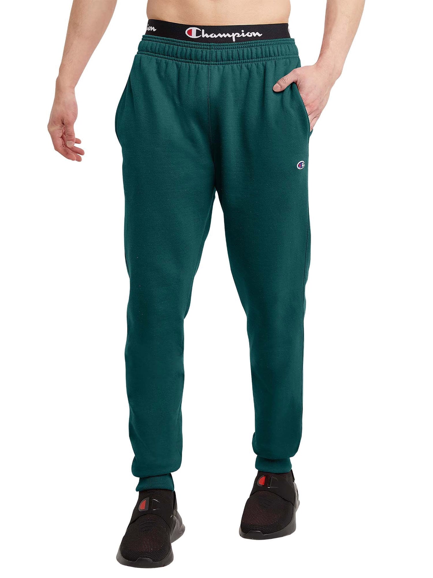 Champion Men's Powerblend Retro Joggers Green Size XX-Large