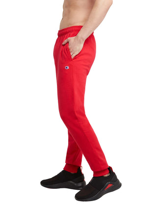 Champion Men's Powerblend Fleece Joggers Red Size Medium