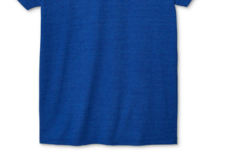 Champion Men's Powerblend Slim Fit Embroidered Logo T-Shirt Blue Size Large