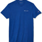 Champion Men's Powerblend Slim Fit Embroidered Logo T-Shirt Blue Size Large