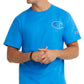 Champion Men's Classic Standard Fit Logo Graphic T-Shirt Blue Size XX-Large