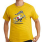 Champion Men's Classic Standard Fit Logo Graphic T-Shirt Yellow Size Large