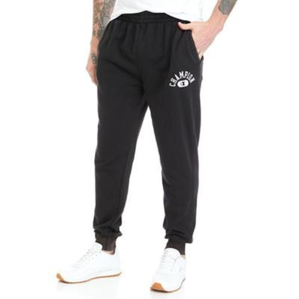 Champion Men's Vintage Wash Varsity Jogger Pants Black Size X-Large