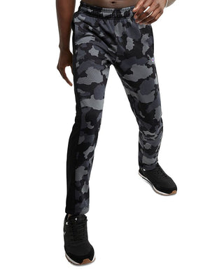 Champion Men's Urban Pursuits Camo Pattern Fleece Drawstring Sweatpants Gray Size X-Large