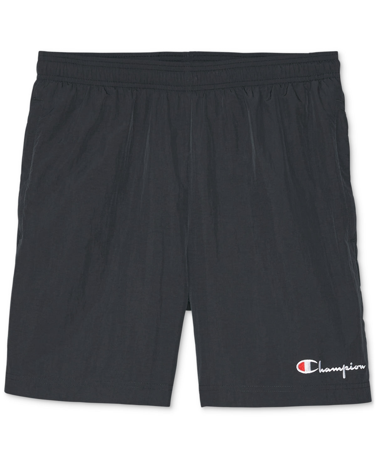Champion Men's Warm Up Logo Shorts Black Size Medium