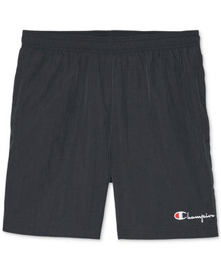 Champion Men's Warm Up Logo Shorts Black Size Medium