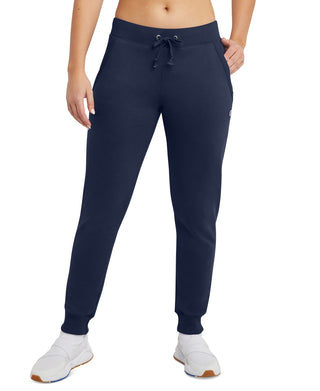 Champion Women's Powerblend Fleece Sweatpant Jogger Blue Size Medium