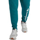 Champion Men's Powerblend Graphic Fleece Joggers Green Size XX-Large