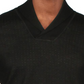 Ralph Lauren Men's Pullover Shawl Neck Sleep Shirt Black Size Medium