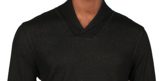 Ralph Lauren Men's Pullover Shawl Neck Sleep Shirt Black Size Medium