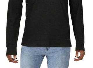 Ralph Lauren Men's Mens Pullover Shawl Neck Sleep Shirt Black Size X-Large