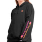 Champion Women's Powerblend Graphic Print Hoodie Black Size Large