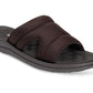Kenneth Cole Men's Quinn Quilted Slide Sandals Brown Size 7 M