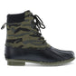 Weatherproof Vintage Men's Camouflage Waterproof Duck Boots Shoes Green Size 8M