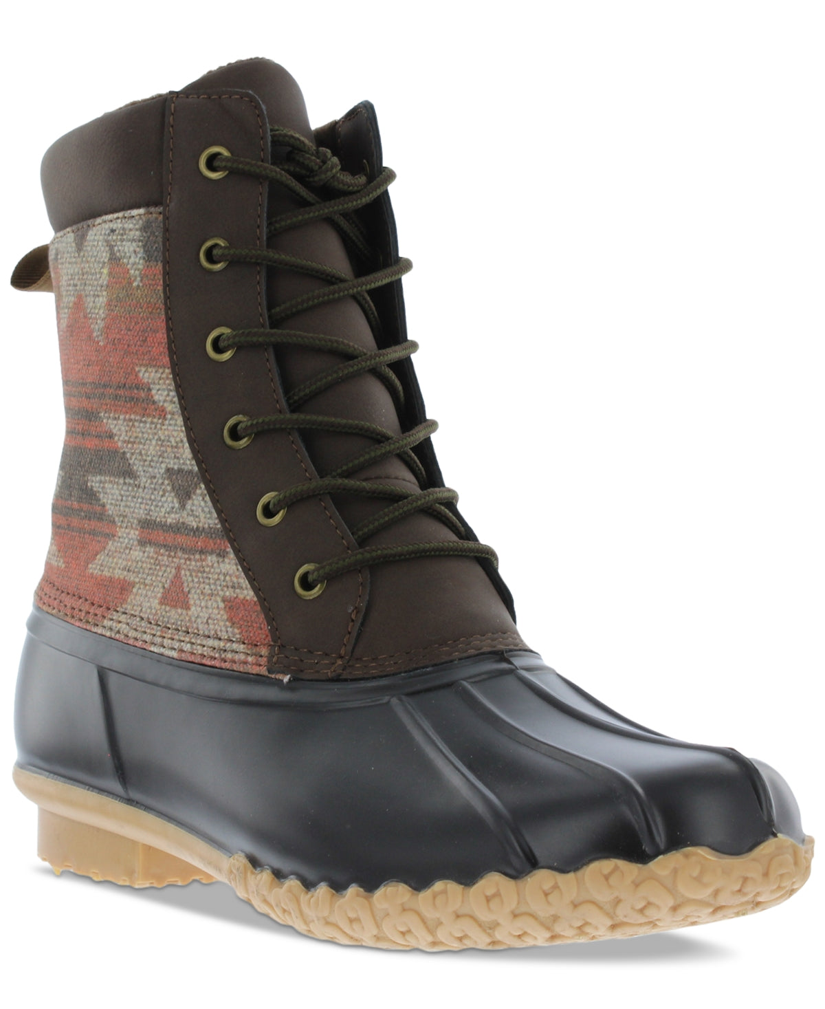 Weatherproof Vintage Men's Camouflage Waterproof Duck Boots Shoes Brown Size 11 M