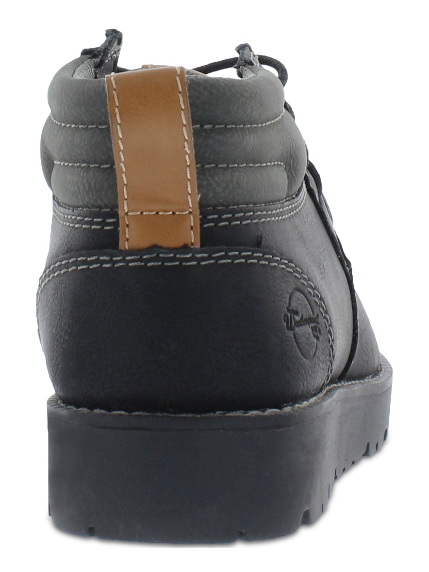 Weatherproof Vintage Men's Faux Leather Chukka Boots Shoes Black Size 12M