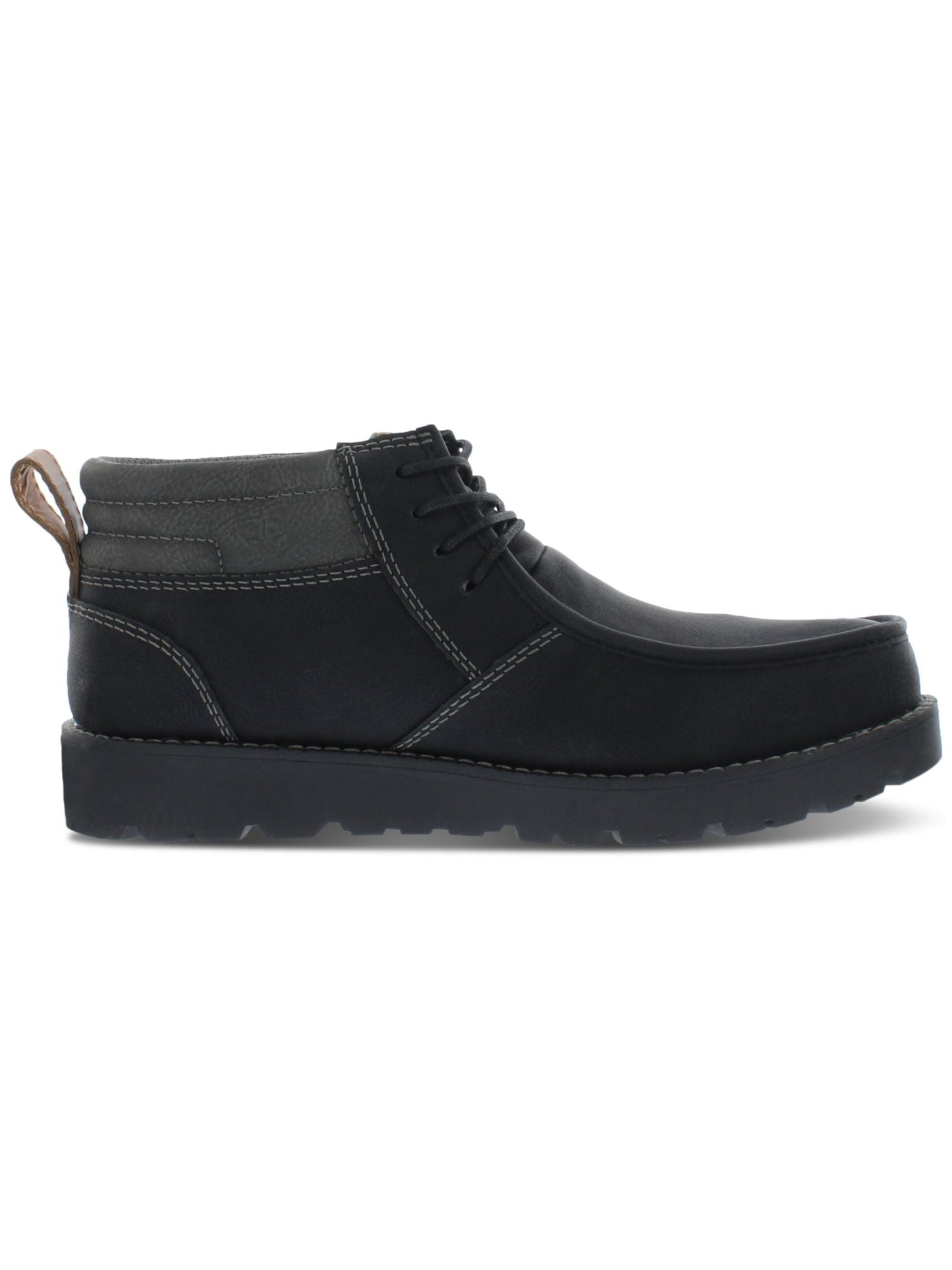 Weatherproof Vintage Men's Faux Leather Chukka Boots Shoes Black Size 13M