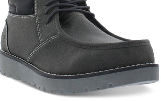 Weatherproof Vintage Men's Faux Leather Chukka Boots Shoes Black Size 8M