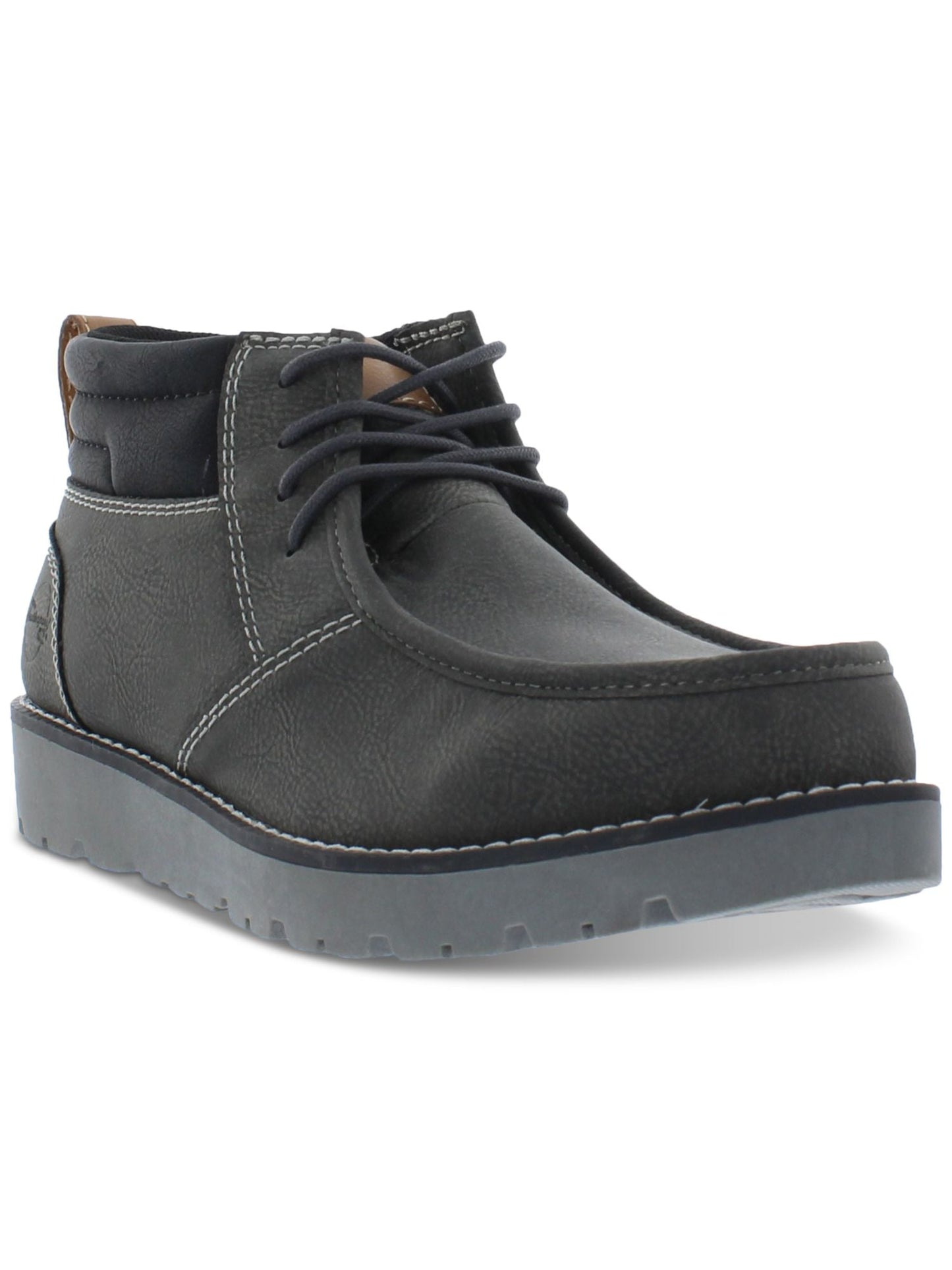 Weatherproof Vintage Men's Faux Leather Chukka Boots Shoes Black Size 10M