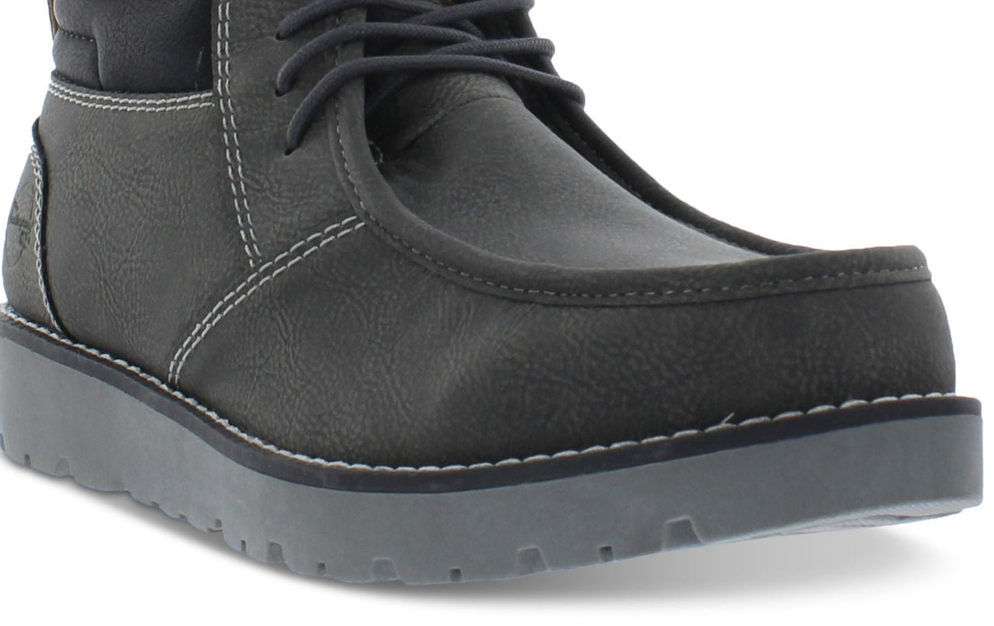 Weatherproof Vintage Men's Faux Leather Chukka Boots Shoes Black Size 13M