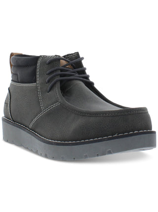 Weatherproof Vintage Men's Faux Leather Chukka Boots Shoes Black Size 13M