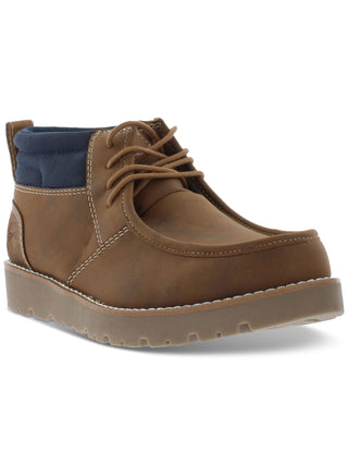 Weatherproof Vintage Men's Faux Leather Chukka Boots Shoes Brown Size 8M