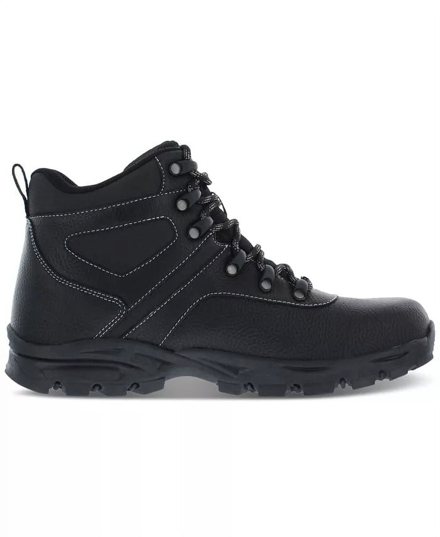 Weatherproof Vintage Men's Hiker Faux Leather Boots Shoes Black Size 12M