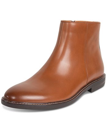 Kenneth Cole Reaction Men's Ely Inside Zipper Chelsea Boot Brown Size 12 M