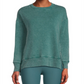 90 Degree by Reflex Women's Deep Teal Fleece Sweatshirt