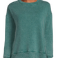 90 Degree by Reflex Women's Deep Teal Fleece Sweatshirt