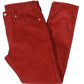 Levi's Men's 512 Slim Tapered Fit Corduroy Jeans Red Size 32X32