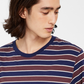 Levi S Men's Relaxed Striped T-Shirt Blue Size Medium