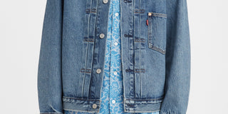 Levi's Men's Type I Relaxed Fit Denim Trucker Jacket Blue