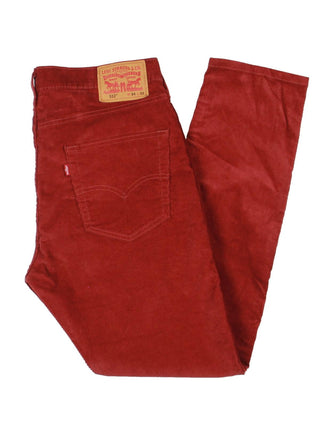 Levi's Men's 512 Corduroy Slim Tapered Leg Jeans Red Size 34X32