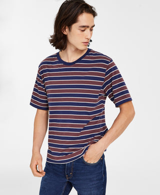 Levi's Men's Classic Relaxed Fit Striped T-Shirt Blue Size XX-Large