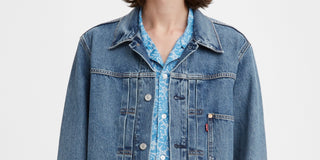 Levi's Men's Type I Relaxed Fit Denim Trucker Jacket Blue