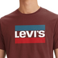 Levi's Men's Sportswear Logo Graphic Crewneck T shirt Red Size XX-Large