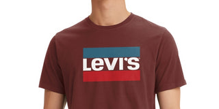 Levi's Men's Sportswear Logo Graphic Crewneck T shirt Red Size XX-Large