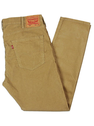 Levi's Men's 512 Slim Tapered Fit Corduroy Jeans Yellow Size 36X32